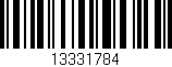 Código de barras (EAN, GTIN, SKU, ISBN): '13331784'