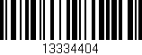 Código de barras (EAN, GTIN, SKU, ISBN): '13334404'