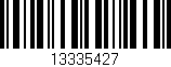 Código de barras (EAN, GTIN, SKU, ISBN): '13335427'