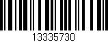 Código de barras (EAN, GTIN, SKU, ISBN): '13335730'