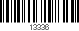 Código de barras (EAN, GTIN, SKU, ISBN): '13336'