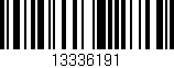 Código de barras (EAN, GTIN, SKU, ISBN): '13336191'