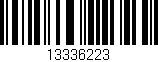 Código de barras (EAN, GTIN, SKU, ISBN): '13336223'