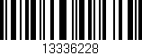 Código de barras (EAN, GTIN, SKU, ISBN): '13336228'