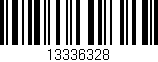 Código de barras (EAN, GTIN, SKU, ISBN): '13336328'