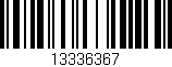 Código de barras (EAN, GTIN, SKU, ISBN): '13336367'