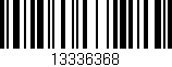 Código de barras (EAN, GTIN, SKU, ISBN): '13336368'