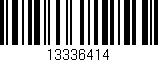 Código de barras (EAN, GTIN, SKU, ISBN): '13336414'
