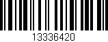 Código de barras (EAN, GTIN, SKU, ISBN): '13336420'