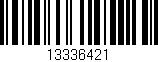 Código de barras (EAN, GTIN, SKU, ISBN): '13336421'