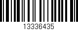 Código de barras (EAN, GTIN, SKU, ISBN): '13336435'