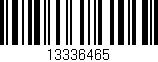 Código de barras (EAN, GTIN, SKU, ISBN): '13336465'