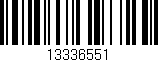 Código de barras (EAN, GTIN, SKU, ISBN): '13336551'