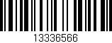 Código de barras (EAN, GTIN, SKU, ISBN): '13336566'
