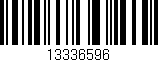 Código de barras (EAN, GTIN, SKU, ISBN): '13336596'