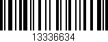 Código de barras (EAN, GTIN, SKU, ISBN): '13336634'