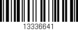Código de barras (EAN, GTIN, SKU, ISBN): '13336641'