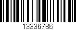 Código de barras (EAN, GTIN, SKU, ISBN): '13336786'