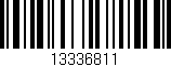 Código de barras (EAN, GTIN, SKU, ISBN): '13336811'