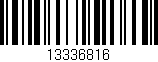 Código de barras (EAN, GTIN, SKU, ISBN): '13336816'