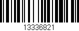 Código de barras (EAN, GTIN, SKU, ISBN): '13336821'
