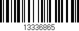 Código de barras (EAN, GTIN, SKU, ISBN): '13336865'