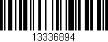 Código de barras (EAN, GTIN, SKU, ISBN): '13336894'