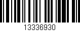 Código de barras (EAN, GTIN, SKU, ISBN): '13336930'