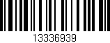 Código de barras (EAN, GTIN, SKU, ISBN): '13336939'