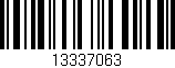 Código de barras (EAN, GTIN, SKU, ISBN): '13337063'
