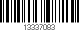 Código de barras (EAN, GTIN, SKU, ISBN): '13337083'
