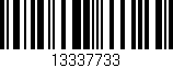 Código de barras (EAN, GTIN, SKU, ISBN): '13337733'