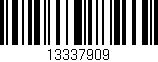 Código de barras (EAN, GTIN, SKU, ISBN): '13337909'
