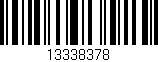 Código de barras (EAN, GTIN, SKU, ISBN): '13338378'
