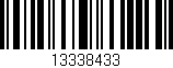 Código de barras (EAN, GTIN, SKU, ISBN): '13338433'
