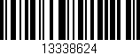 Código de barras (EAN, GTIN, SKU, ISBN): '13338624'