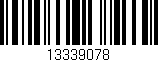 Código de barras (EAN, GTIN, SKU, ISBN): '13339078'
