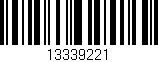 Código de barras (EAN, GTIN, SKU, ISBN): '13339221'
