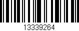 Código de barras (EAN, GTIN, SKU, ISBN): '13339264'