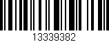 Código de barras (EAN, GTIN, SKU, ISBN): '13339382'