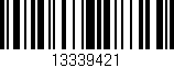 Código de barras (EAN, GTIN, SKU, ISBN): '13339421'