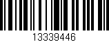 Código de barras (EAN, GTIN, SKU, ISBN): '13339446'