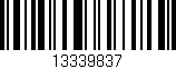 Código de barras (EAN, GTIN, SKU, ISBN): '13339837'