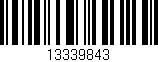 Código de barras (EAN, GTIN, SKU, ISBN): '13339843'