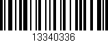 Código de barras (EAN, GTIN, SKU, ISBN): '13340336'