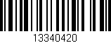 Código de barras (EAN, GTIN, SKU, ISBN): '13340420'