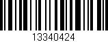 Código de barras (EAN, GTIN, SKU, ISBN): '13340424'
