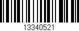 Código de barras (EAN, GTIN, SKU, ISBN): '13340521'