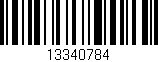 Código de barras (EAN, GTIN, SKU, ISBN): '13340784'