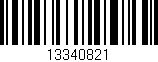 Código de barras (EAN, GTIN, SKU, ISBN): '13340821'